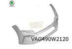 Skoda Enyaq IV (1/21-) Voorbumper (sportline) (bij koplampsp, Nieuw, Skoda, Bumper, Verzenden