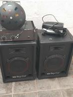 Haut parleur , amplificateur,  jeux de lumières, Enlèvement ou Envoi, Utilisé