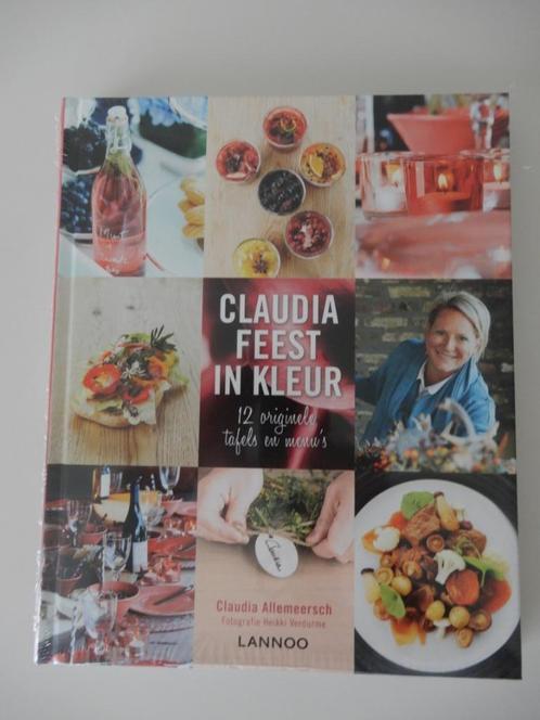 'Claudia feest in kleur' NIEUW kookboek, Livres, Livres de cuisine, Neuf, Enlèvement ou Envoi