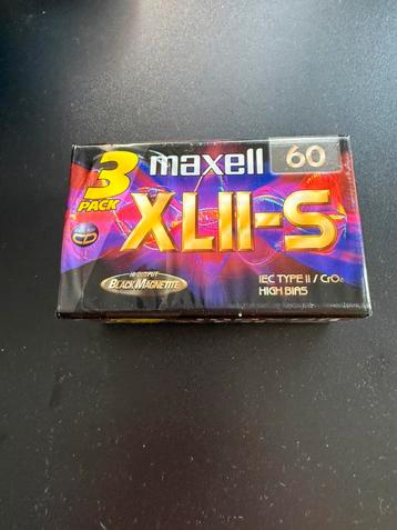3 pack Cassettebandjes maxell XLII-S - 60 nieuw beschikbaar voor biedingen