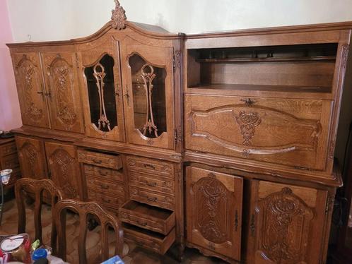 Eikenhouten dressoir, Huis en Inrichting, Kasten | Buffetkasten, Zo goed als nieuw, 150 tot 200 cm, 200 cm of meer, 25 tot 50 cm