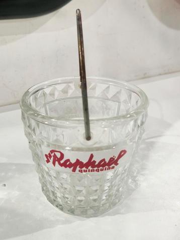  Glazen IJsemmer  aperitief St. Raphaël uit de jaren 70  beschikbaar voor biedingen