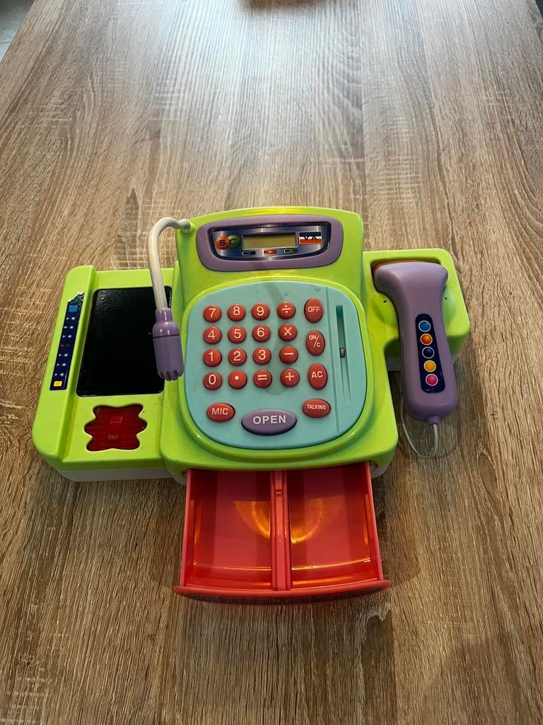 Elektronische kassa voor kindjes, Kinderen en Baby's, Ophalen, Gebruikt, Elektronica, Met geluid