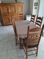 Eetkamer, Huis en Inrichting, Ophalen, Zo goed als nieuw, Rustiek, 4 tot 6 stoelen