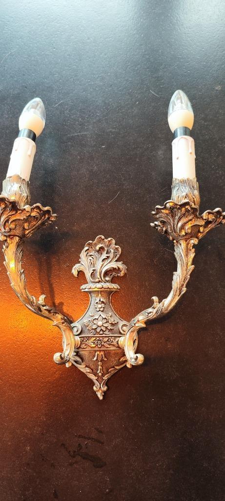 Antieke wandlamp in barokstijl – klassiek en stijlvol, Antiek en Kunst, Antiek | Verlichting, Ophalen of Verzenden