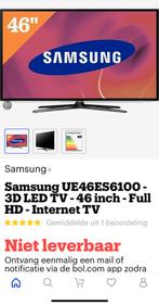 Samsung, LED TV, 46’, als nieuw, afhalen voor 20/4, TV, Hi-fi & Vidéo, Comme neuf, Samsung, Enlèvement, LED