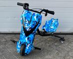 Elektrische Drift Trike Kart blauw 250W 36V Bluetooth / Ver, Kinderen en Baby's, Speelgoed | Buiten | Skelters, Nieuw, Motor, Ophalen of Verzenden