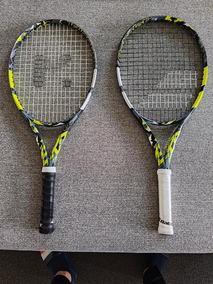 Tennisracket Babolat Aero PURE JR25, Sport en Fitness, Tennis, Zo goed als nieuw, Racket, Babolat, L00, Ophalen
