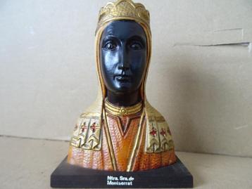 Mariabeeld Mariabeeldje Zwarte Madonna van Montserrat 14cm beschikbaar voor biedingen