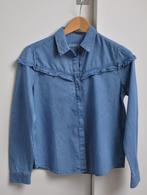 F86. Chemisier jeans pour fille taille extra small., Blauw, Ophalen of Verzenden, Maat 34 (XS) of kleiner, Gedragen