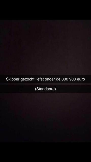 (Gezocht) skipper, Enlèvement