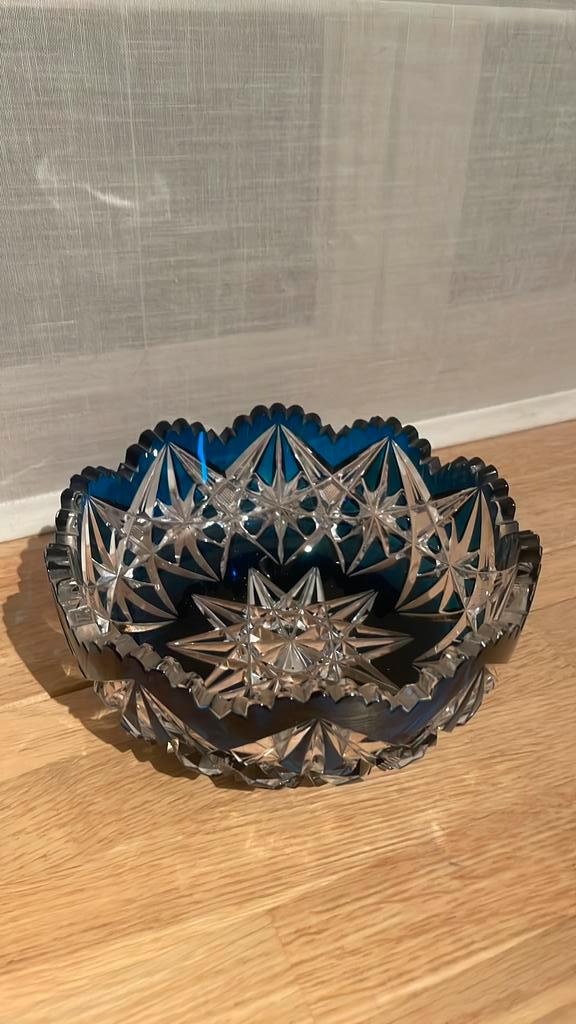 Kristallen Sier-/Fruitschaal, Antiek en Kunst, Antiek | Glaswerk en Kristal, Ophalen