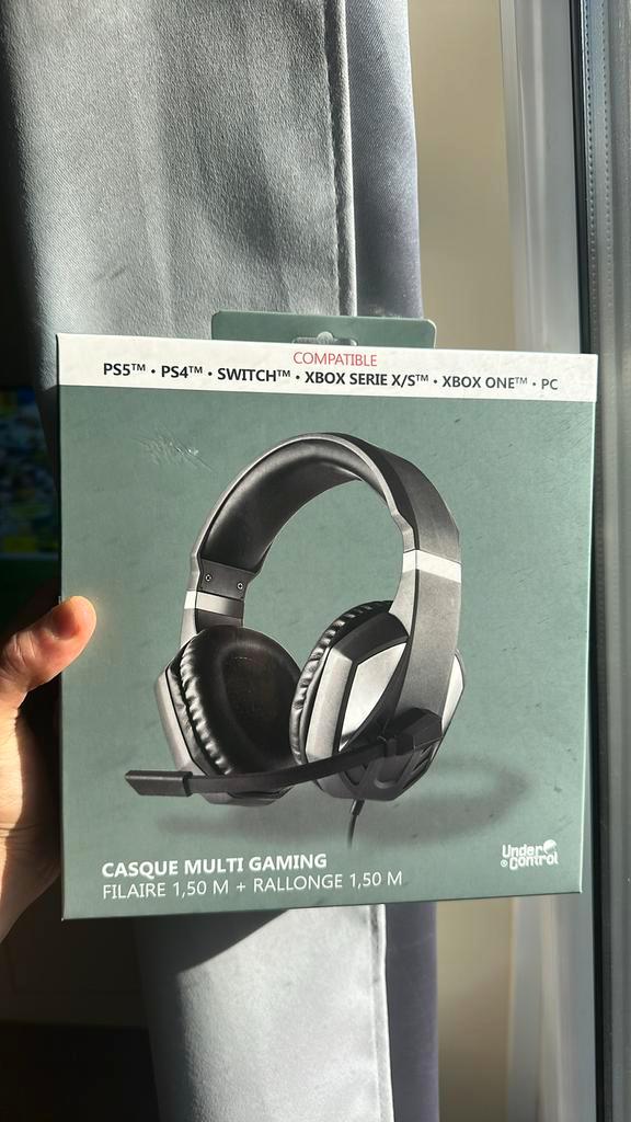 Casque Gamer neuf avec câble – jamais utilisé, Computers en Software, Headsets, Nieuw, Bedraad, Gaming headset, Ophalen
