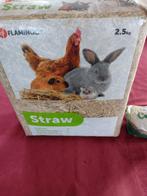 Strobaal en restje "grit" voor kippenhouderij, Enlèvement, Rongeur ou Lapin