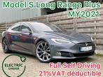 Model S Long Range Plus * FSD * 21inch, Auto's, Tesla, Automaat, Testrit aan huis, 421 kW, 2100 kg