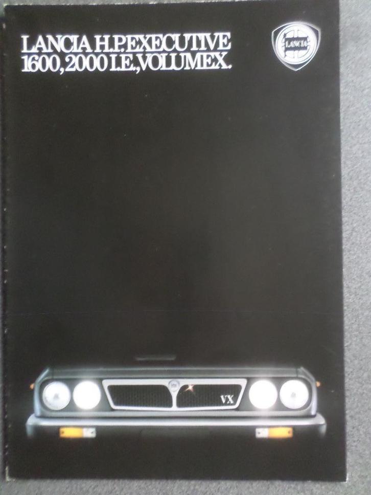 Lancia HPE 1600 & 2000 & Volumex Brochure, Boeken, Auto's | Folders en Tijdschriften, Ophalen of Verzenden