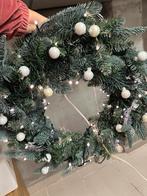 Kerstdeco kransen 2 stuks, Ophalen, Zo goed als nieuw