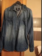 Chemise jean bleu foncé L Coolcat, Kleding | Heren, Overhemden, Ophalen of Verzenden, Gedragen, Blauw, Halswijdte 41/42 (L)