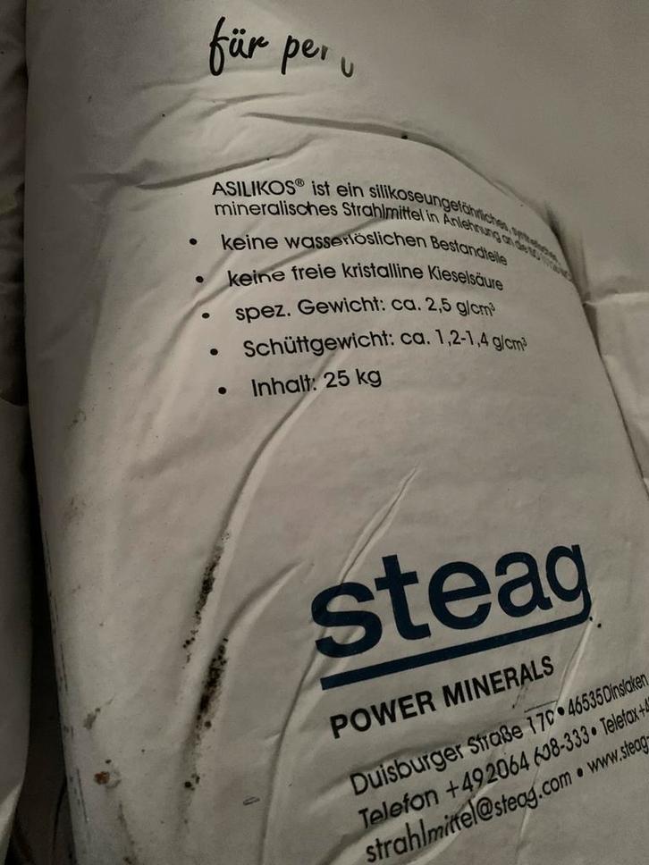 Straalmiddel, Doe-het-zelf en Bouw, Gereedschap | Overige machines, Zo goed als nieuw, Ophalen