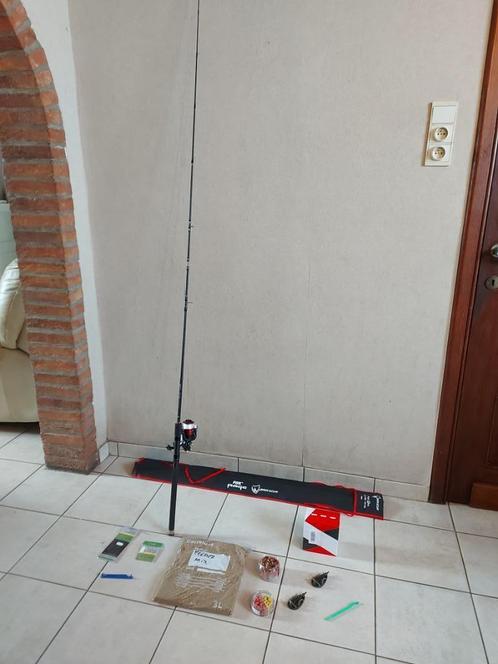 Fox hengel  karper witvis  korum method feeder Set, Watersport en Boten, Hengelsport | Algemeen, Zo goed als nieuw, Werphengel