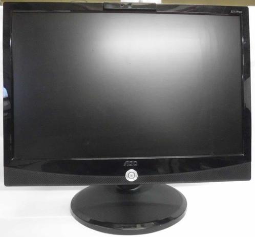 Monitor 22 inch, Computers en Software, Monitoren, Gebruikt, In hoogte verstelbaar, Kantelbaar, LED, HD, Onbekend, Ophalen of Verzenden