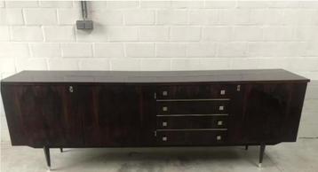 design vintage palissander dressoir lowboard hoogglans