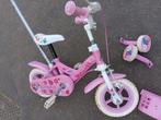 Kinderfietsje met zijwieltjes en duwstang aanwezig, Fietsen en Brommers, Ophalen, Gebruikt, Duwstang