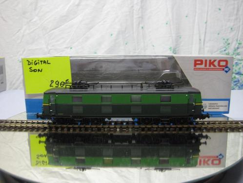 Locomotief PIKO 96542 type 120-002 NMBS digitaal/geluid, Hobby en Vrije tijd, Modeltreinen | H0, Zo goed als nieuw, Locomotief