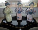 Trio Geisha's in zeer goede staat., Antiek en Kunst, Curiosa en Brocante, Ophalen of Verzenden
