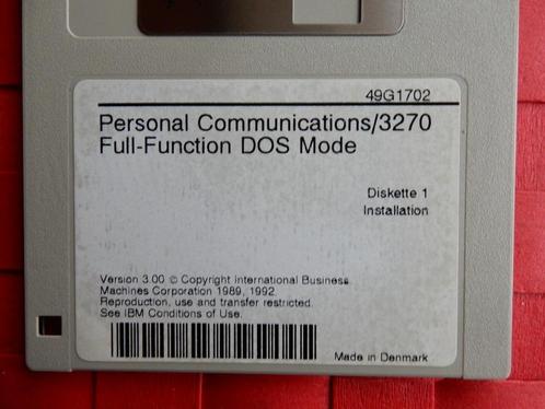 IBM personal communication /3270  vintage, Informatique & Logiciels, Systèmes d'exploitation, Utilisé, Windows, Enlèvement ou Envoi