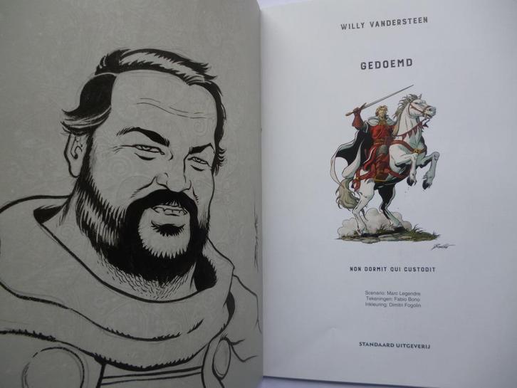 De Rode Ridder - 266 Gedoemd - gesigneerd met tekening Fabio, Boeken, Stripverhalen, Zo goed als nieuw, Eén stripboek, Ophalen of Verzenden
