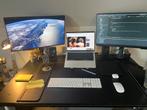 Ikea Malvart Zwarte Tafel, Computers en Software, Laptoptafels, Ophalen, Gebruikt, In diepte verstelbaar