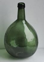 Jolie petite bouteille en verre "Dame Jeanne" très ancienne, Ophalen of Verzenden