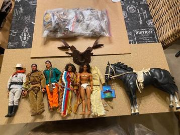 Lot vintage Lone Ranger & Big Jim toys beschikbaar voor biedingen
