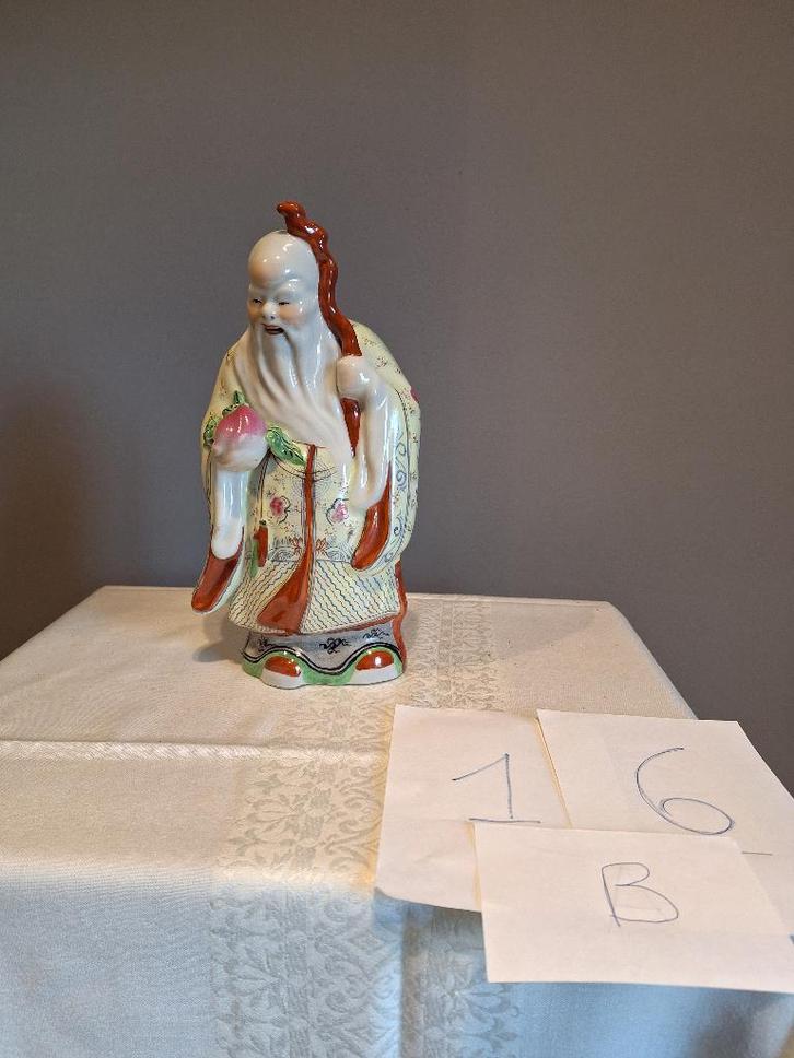Chinees beeld Shou Xing of Shou Lao, Shouxing of Sau (16b), Antiquités & Art, Art | Sculptures & Bois, Enlèvement