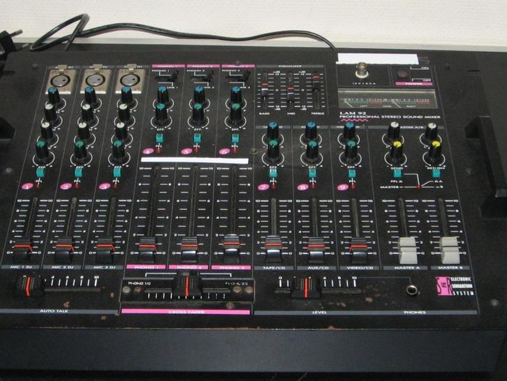 Mengpaneel JB Systems LAM 92 Professionel sound mixer, Muziek en Instrumenten, Mengpanelen, Gebruikt, Microfooningang, Ophalen of Verzenden