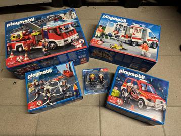 Playmobil - Pompier - 4820 - 4825 - 4914 - 4822 - 4221 beschikbaar voor biedingen