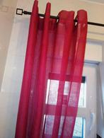 Rideau voilage à œillets rose fushia, Maison & Meubles, Ameublement | Rideaux & Stores à lamelles, Enlèvement ou Envoi, Comme neuf