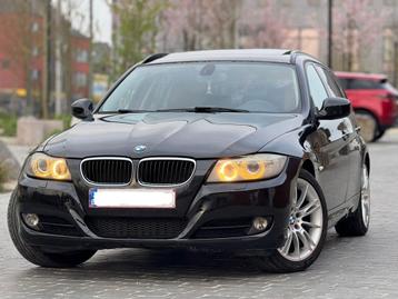 BMW 318d, Auto's, BMW, Automaat, Euro 5, Zwart, Leder