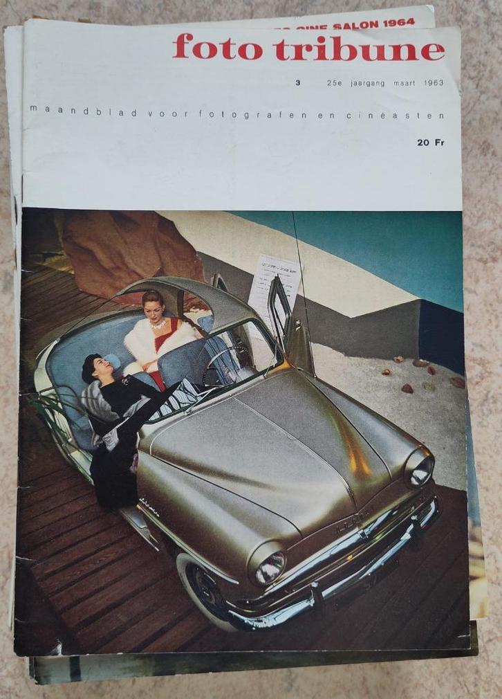 Foto tribune maandblad voor fotografen België 1960's, Hobby en Vrije tijd, Overige Hobby en Vrije tijd, Gebruikt, Ophalen of Verzenden