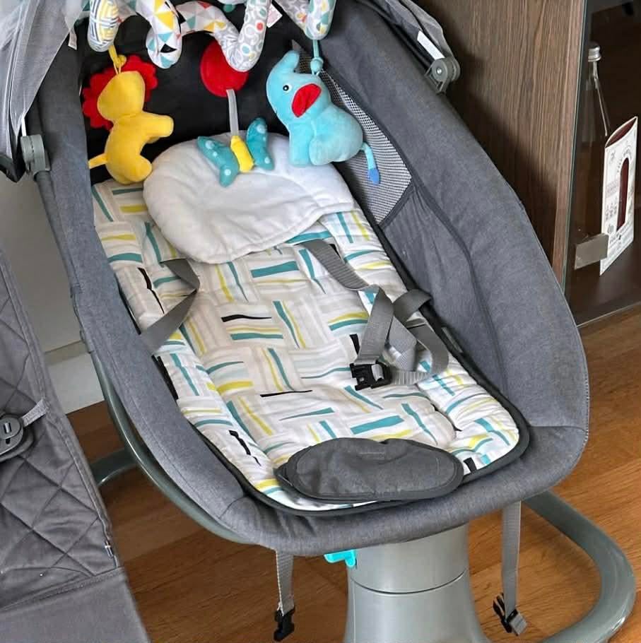 Mastela 3-in-1 Wieg & Babyswing – Voor Pasgeboren Baby’s, Kinderen en Baby's, Wipstoeltjes, Ophalen, Zo goed als nieuw
