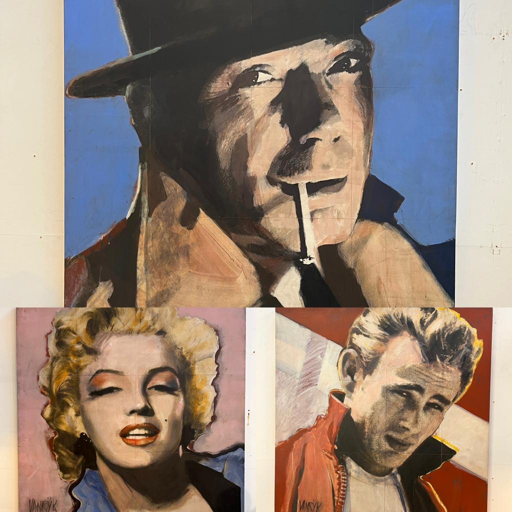 3 werken van Georges Charles Vanrijk, Antiquités & Art, Art | Peinture | Moderne, Enlèvement