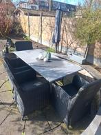 Tuintafel in Natuursteen 180cm op 95cm, Tuin en Terras, Tuintafels, Ophalen, Rechthoekig, Metaal