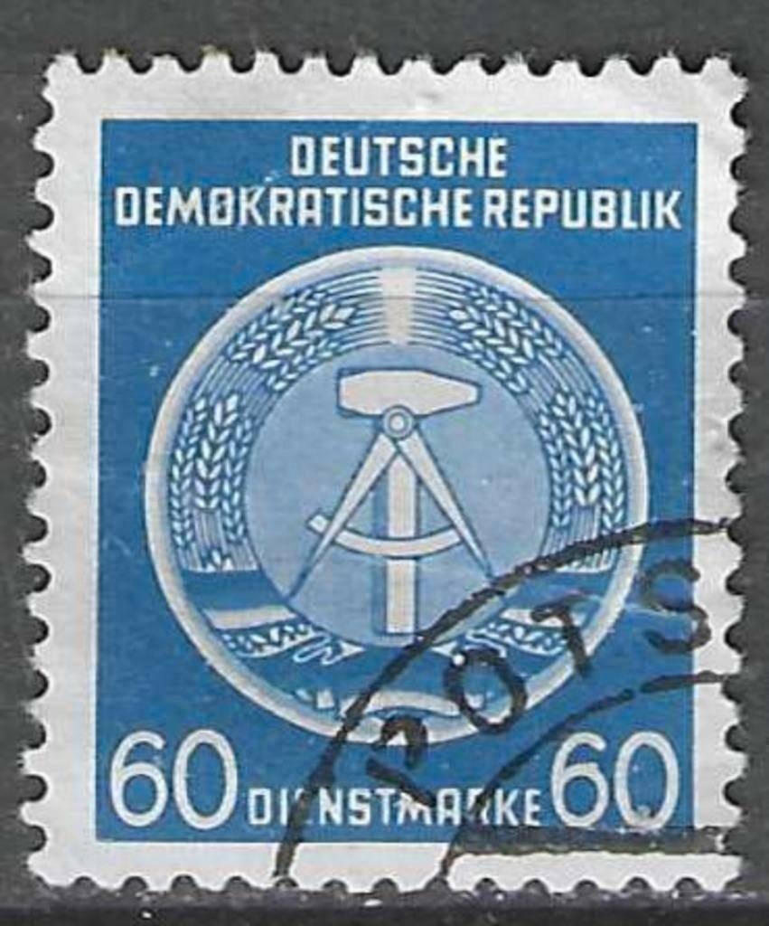 Duitsland DDR 1954 - Yvert 15SE - Service - Kompas. (ST), Verzenden, DDR, Gestempeld