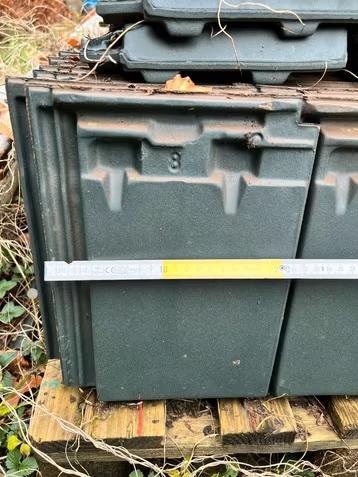 Lot +-50m2 BEAUVOISE tuiles plates St-Germer Celtoise, Bricolage & Construction, Tuiles & Revêtements de toit, Comme neuf, Tuiles