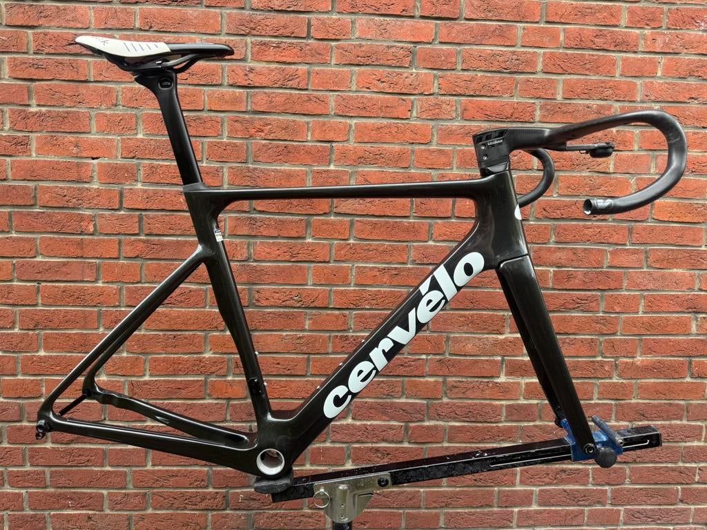 Cervelo Soloist frameset maat 56 met Vision metron cockpit, Enlèvement ou Envoi, Comme neuf, Carbone