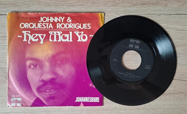 Johnny & Orquesta Rodrigues - Hey Mal Yo!, CD & DVD, Vinyles Singles, Utilisé, Single, R&B et Soul, 7 pouces, Enlèvement ou Envoi