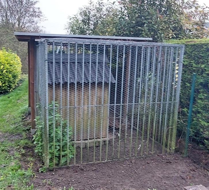 Hondenhok // kippenren, Dieren en Toebehoren, Hondenhokken, Gebruikt, Hondenkennel, 100 cm of meer, 110 cm of meer, Ophalen