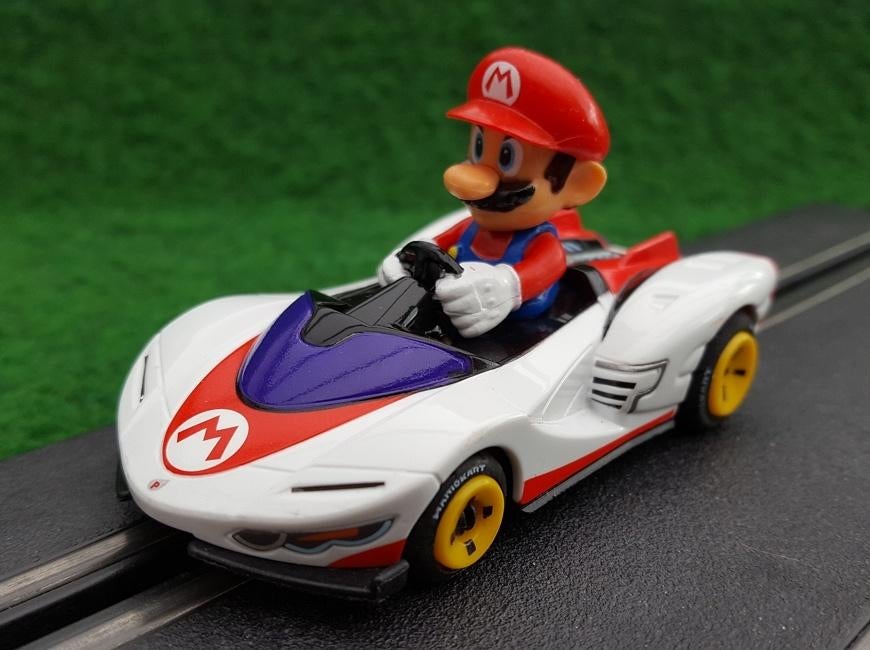 Carrera Go: Nintendo Mario Kart P-Wing Mario, Carrera, Ophalen of Verzenden, Elektrisch, Racebaan
