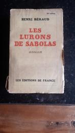 Henri Beraud - Les Lurons de Sabolas, Belgique, Enlèvement, Utilisé, Henri Béraud